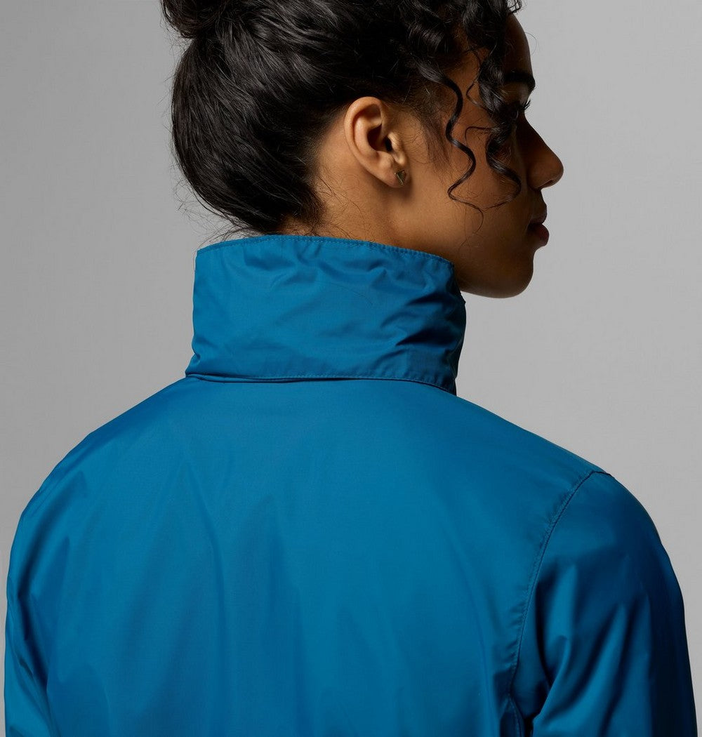 Women's Packable Water-Repellent Jacket - Blue