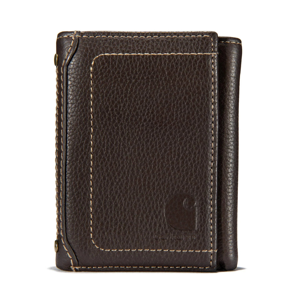 Top-Grain Leather Trifold Wallet