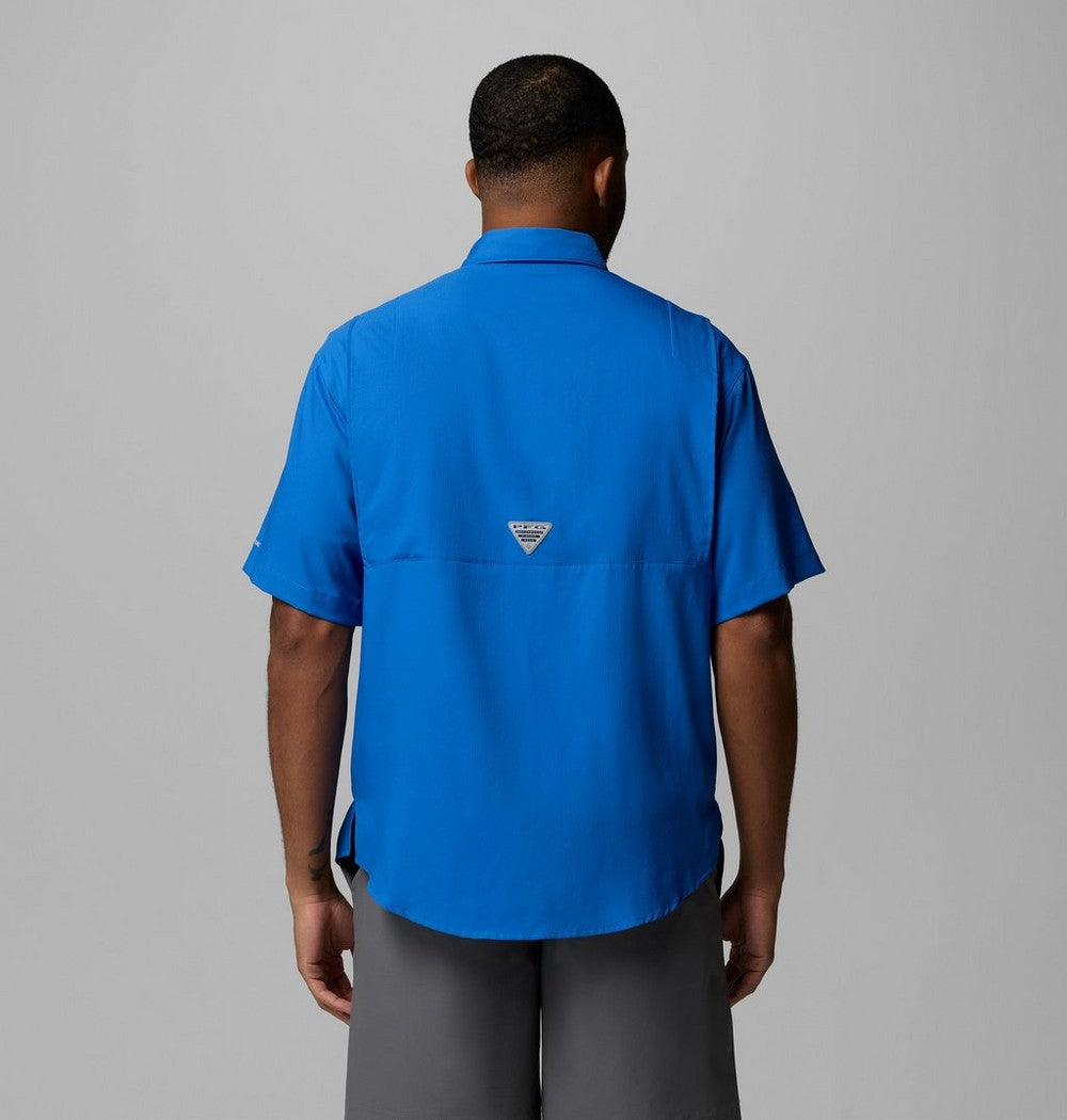 Men's Short-Sleeve Fishing Shirt - Blue