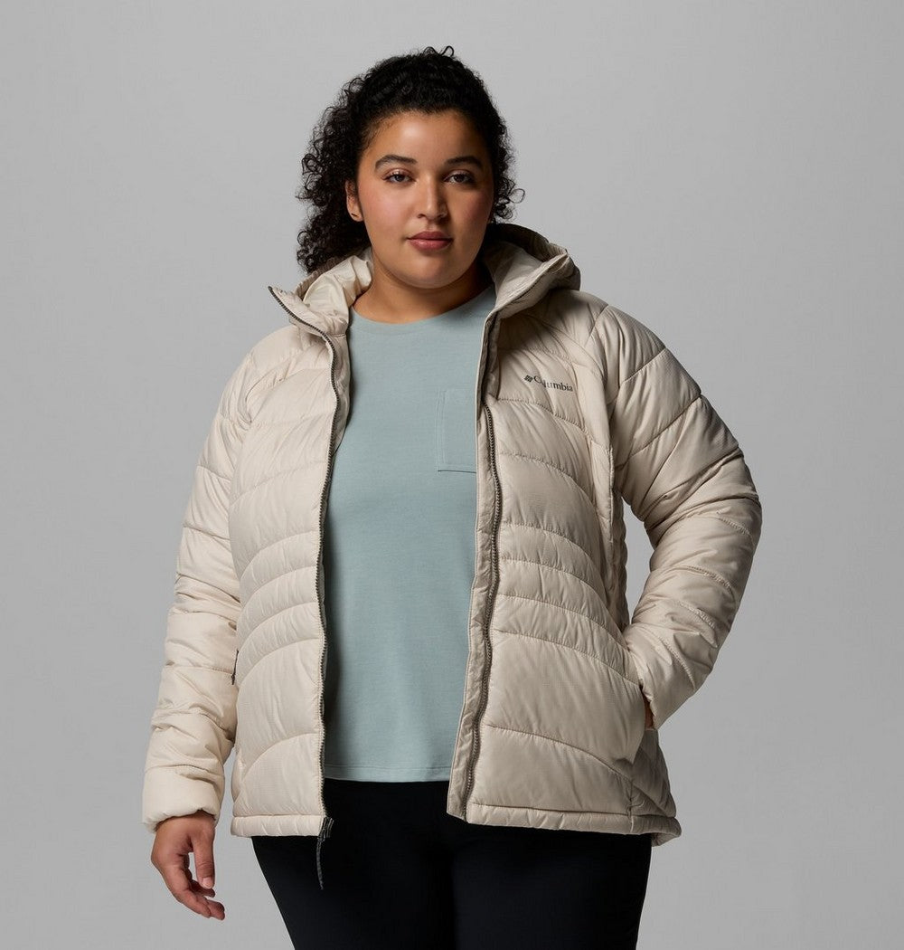 Women's Plus Size Insulated Hooded Jacket - Blue