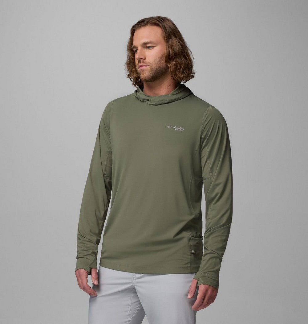 Men's UPF 50 Insect-Repellent Hoodie - Green