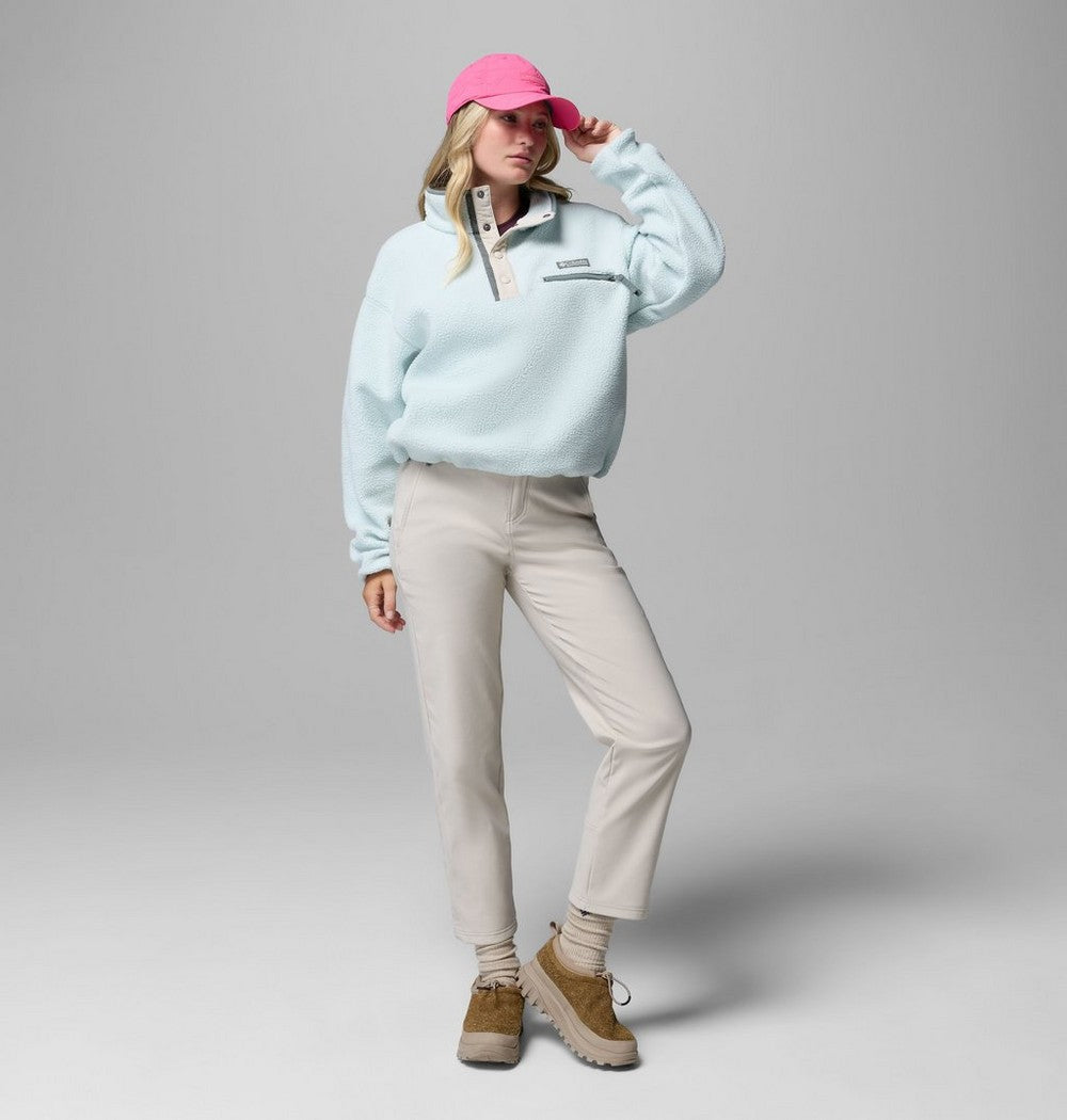Women's Cropped Half-Snap Fleece Pullover