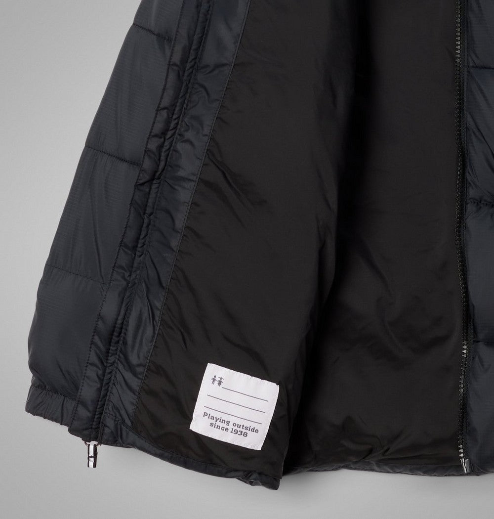 Kids' Hooded Insulated Puffer Jacket - Red Black
