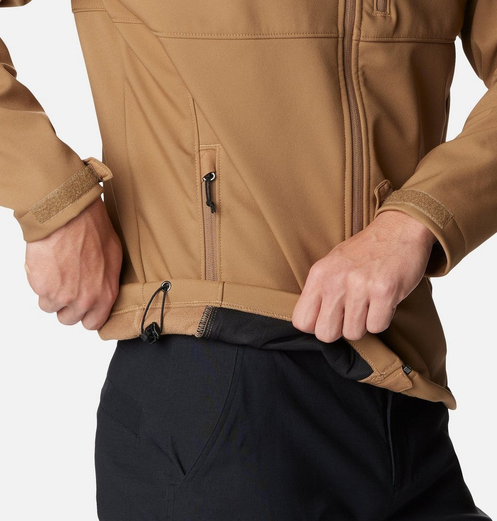 Men's Water-Resistant Softshell Jacket - Spice