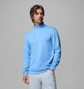 Men's UPF 30 Quarter-Zip Pullover - Peach