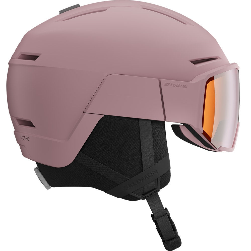 Adjustable Ski Helmet With Visor - Black