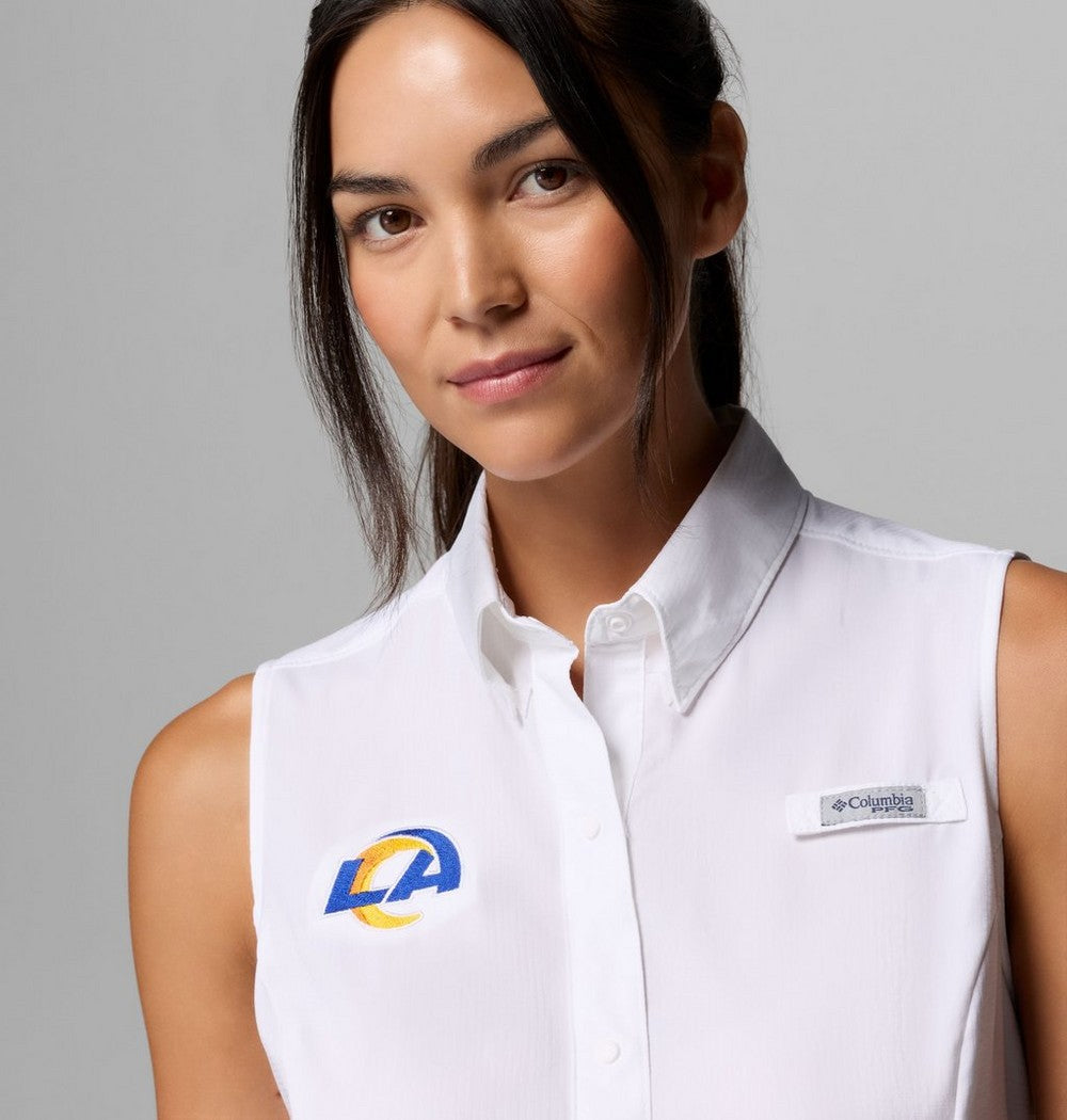 Women's Sleeveless Sun Shirt - White