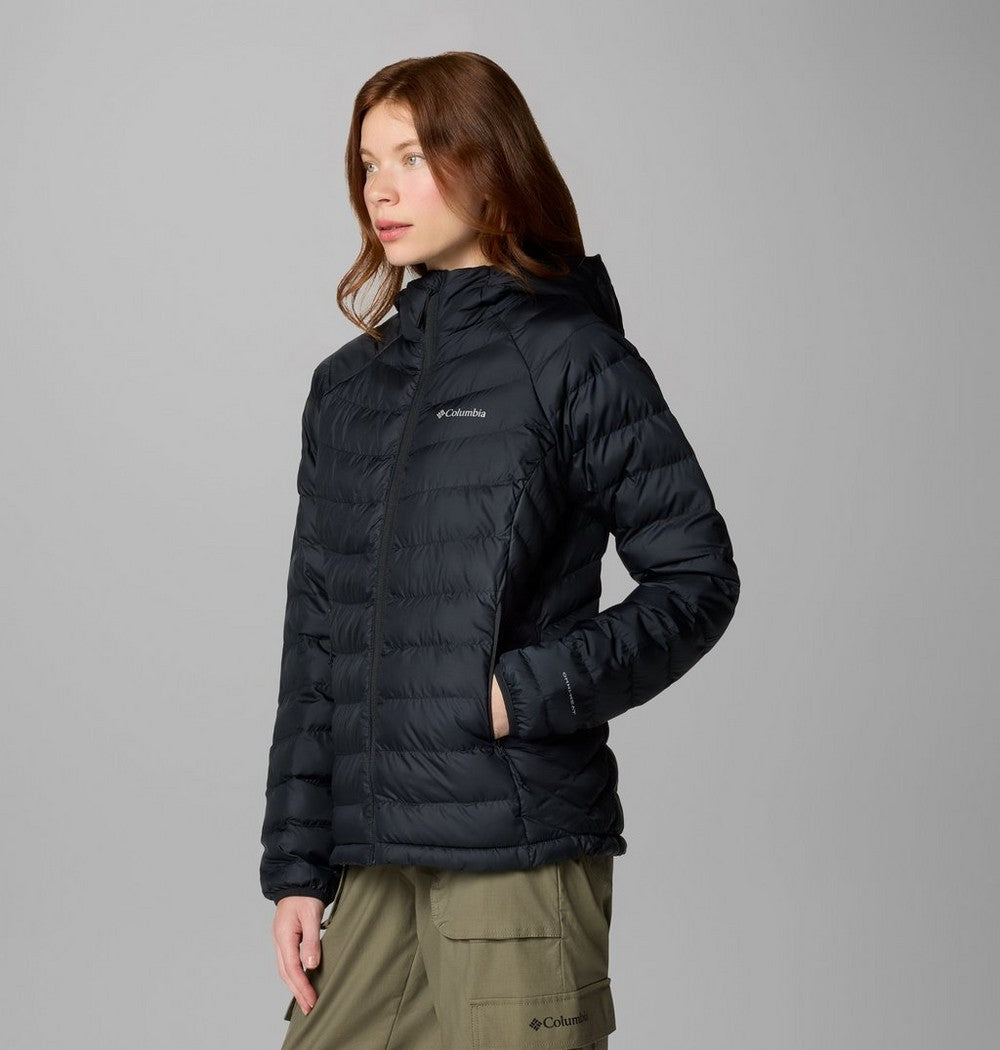 Women's Hooded Puffer Jacket - Navy