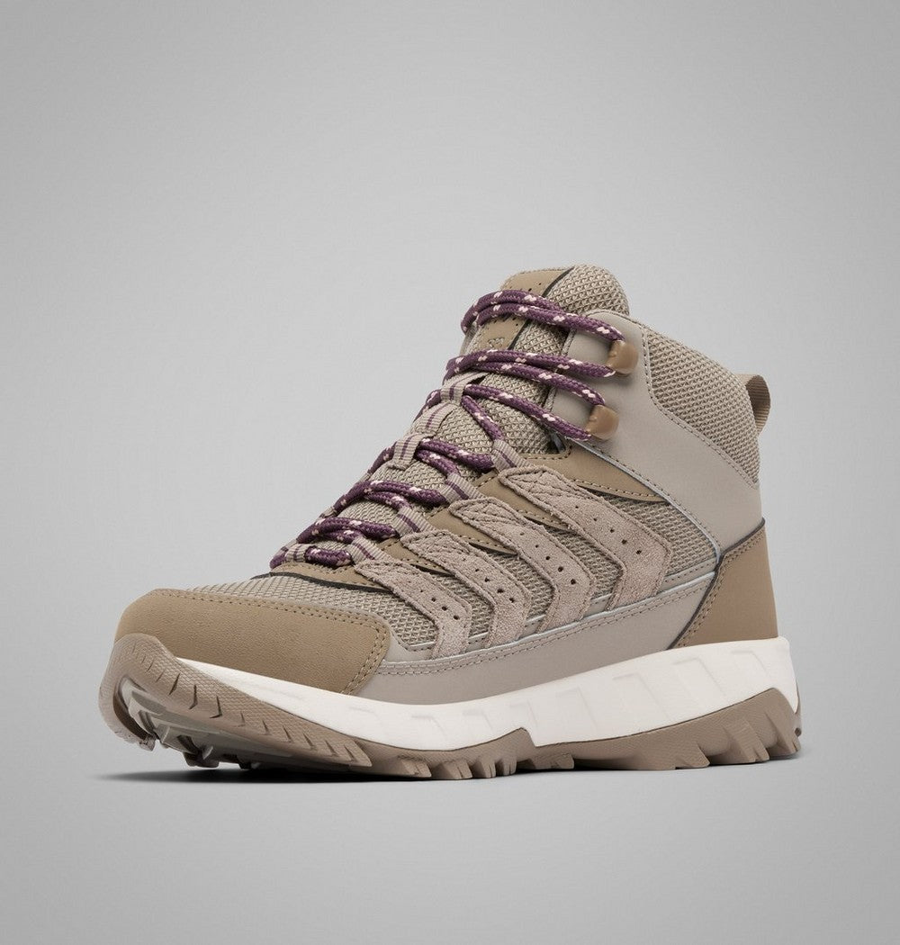 Women's Mid Waterproof Hiking Shoe - Burgundy