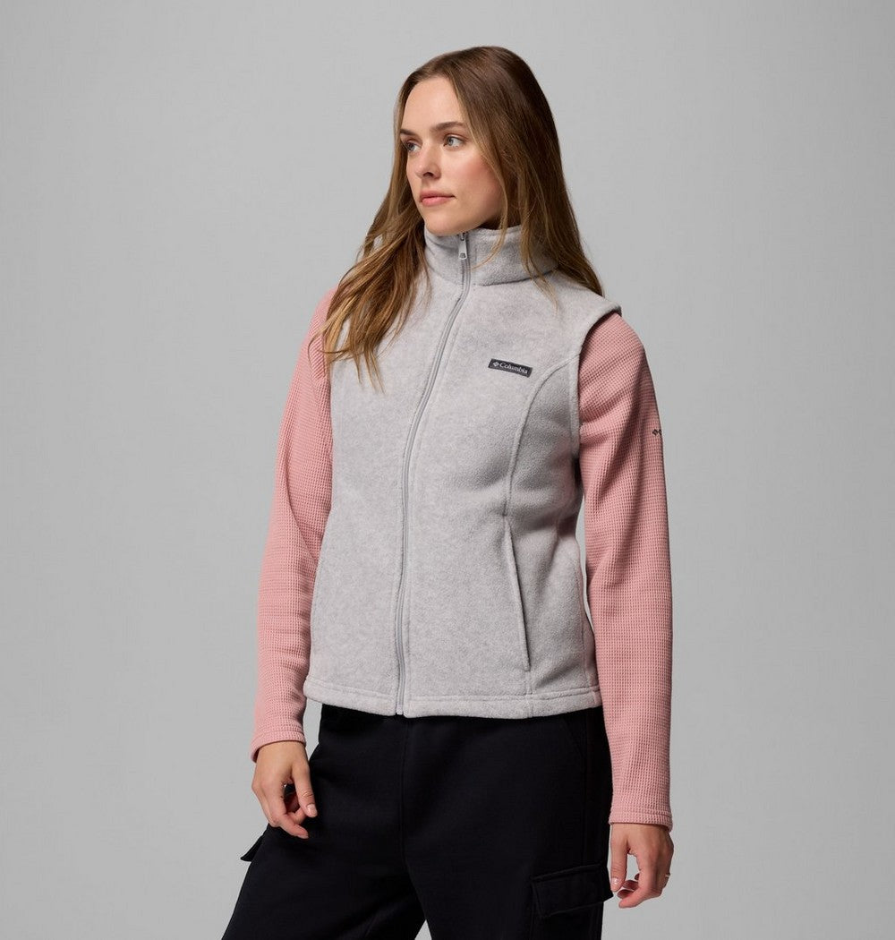 Women's Fleece Vest - Chalk