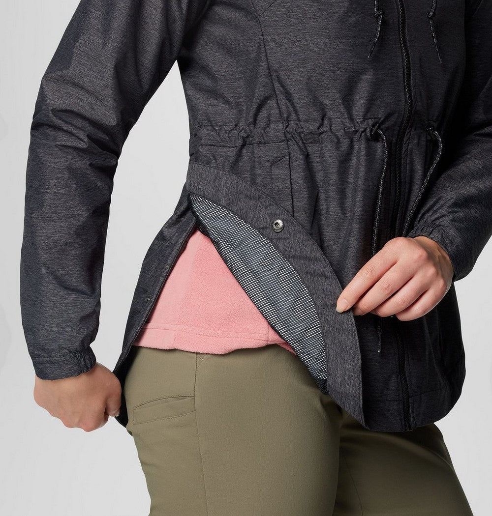 Women's Lightweight Hooded Rain Jacket - Fuchsia