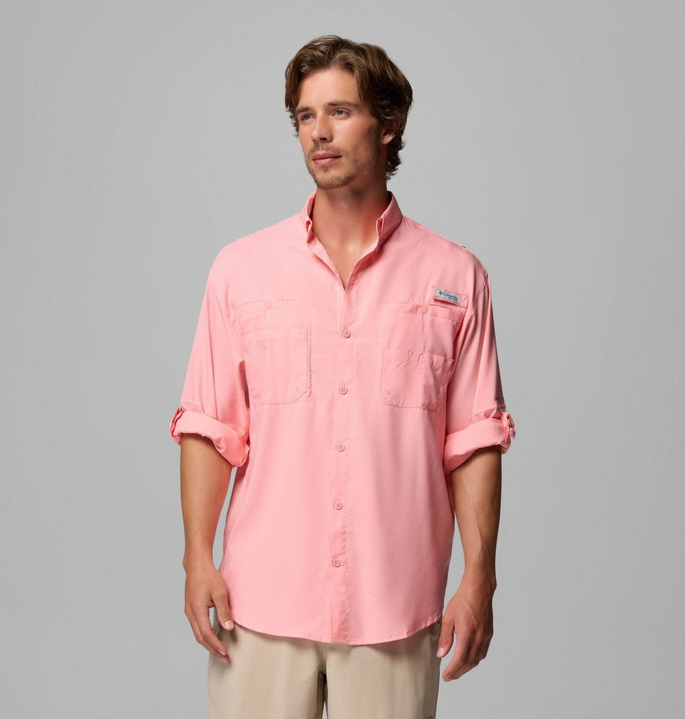 Men's Long-Sleeve Fishing Shirt - Teal