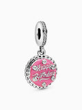 Pink Birthday Cake Dangle Charm