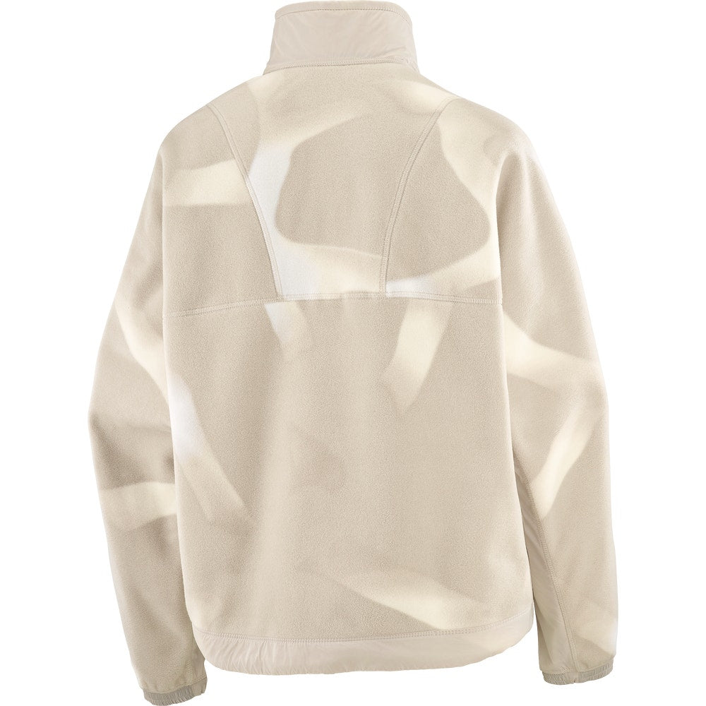 Women's Cropped Half-Zip Fleece Pullover