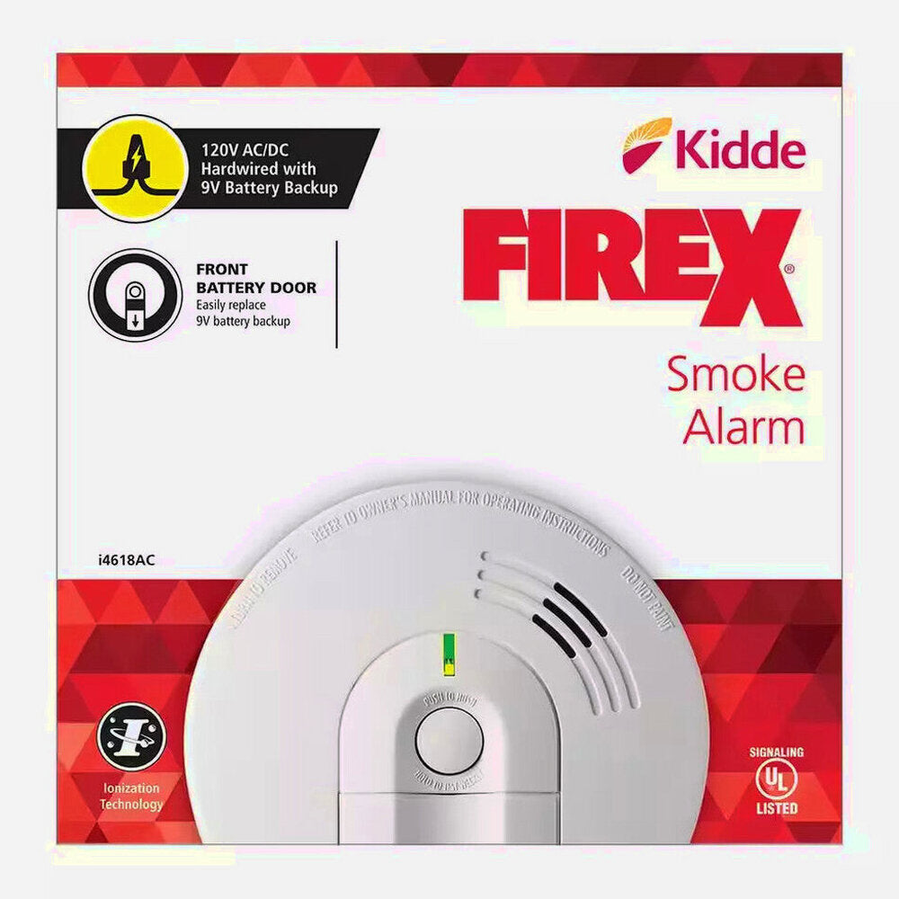 Firex Hardwired Ionization Smoke Detector 4-Pack - i4618