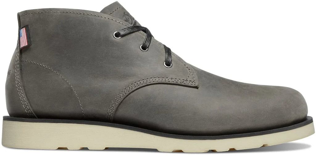 Men's Leather Chukka Boot - Charcoal