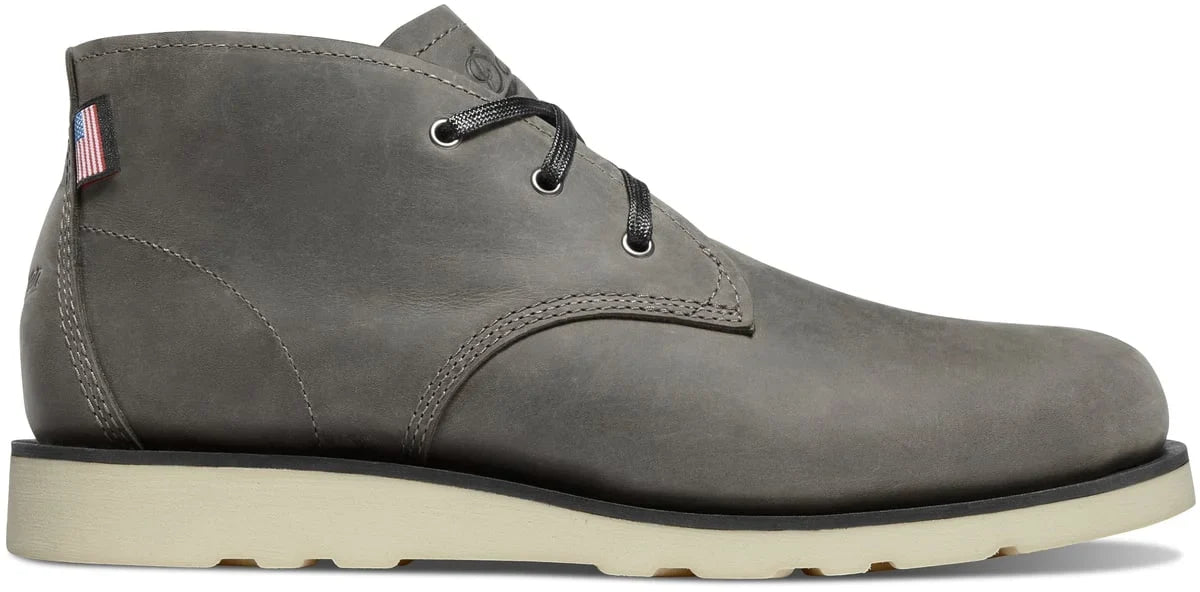 Men's Leather Chukka Boot - Charcoal