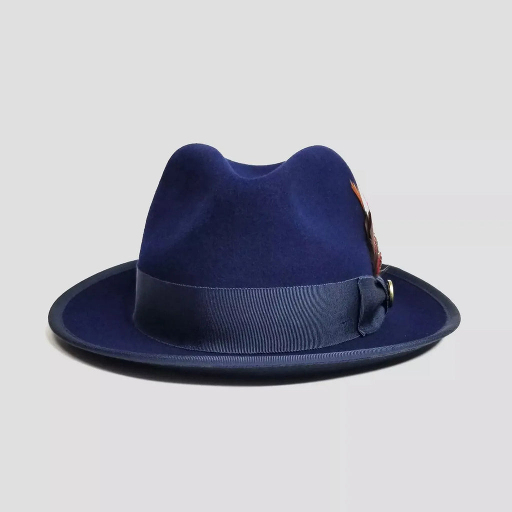 Trilby Fedora - Navy