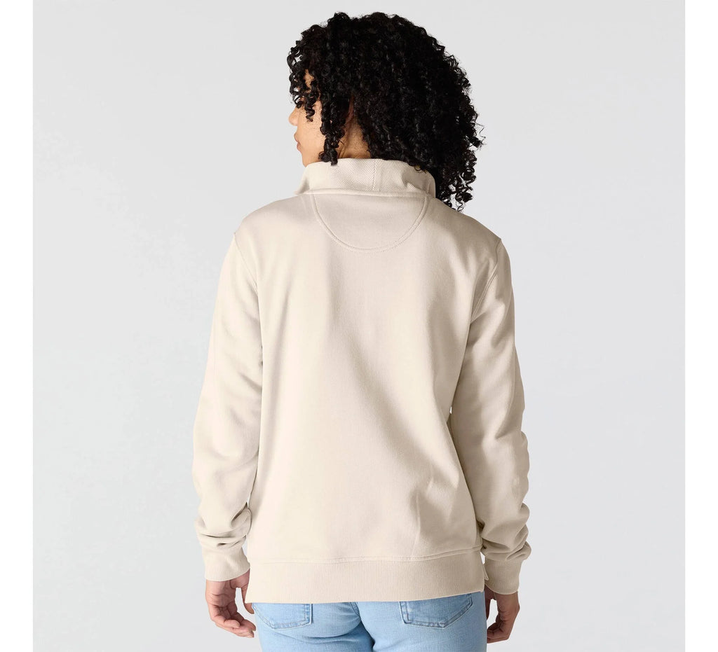 Women's Half-Zip Pullover Sweatshirt - Aqua