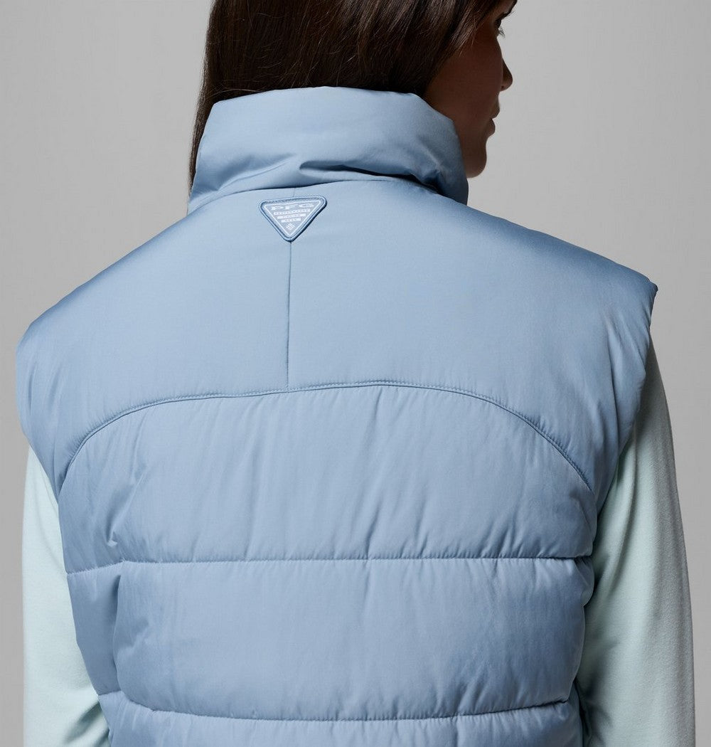 Women's Water-Resistant Insulated Vest - Blue
