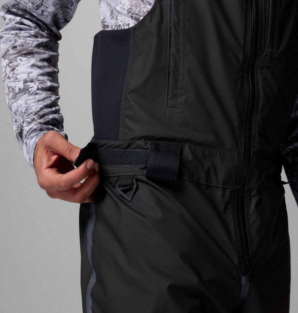 Men's Waterproof Fishing Bib - Black