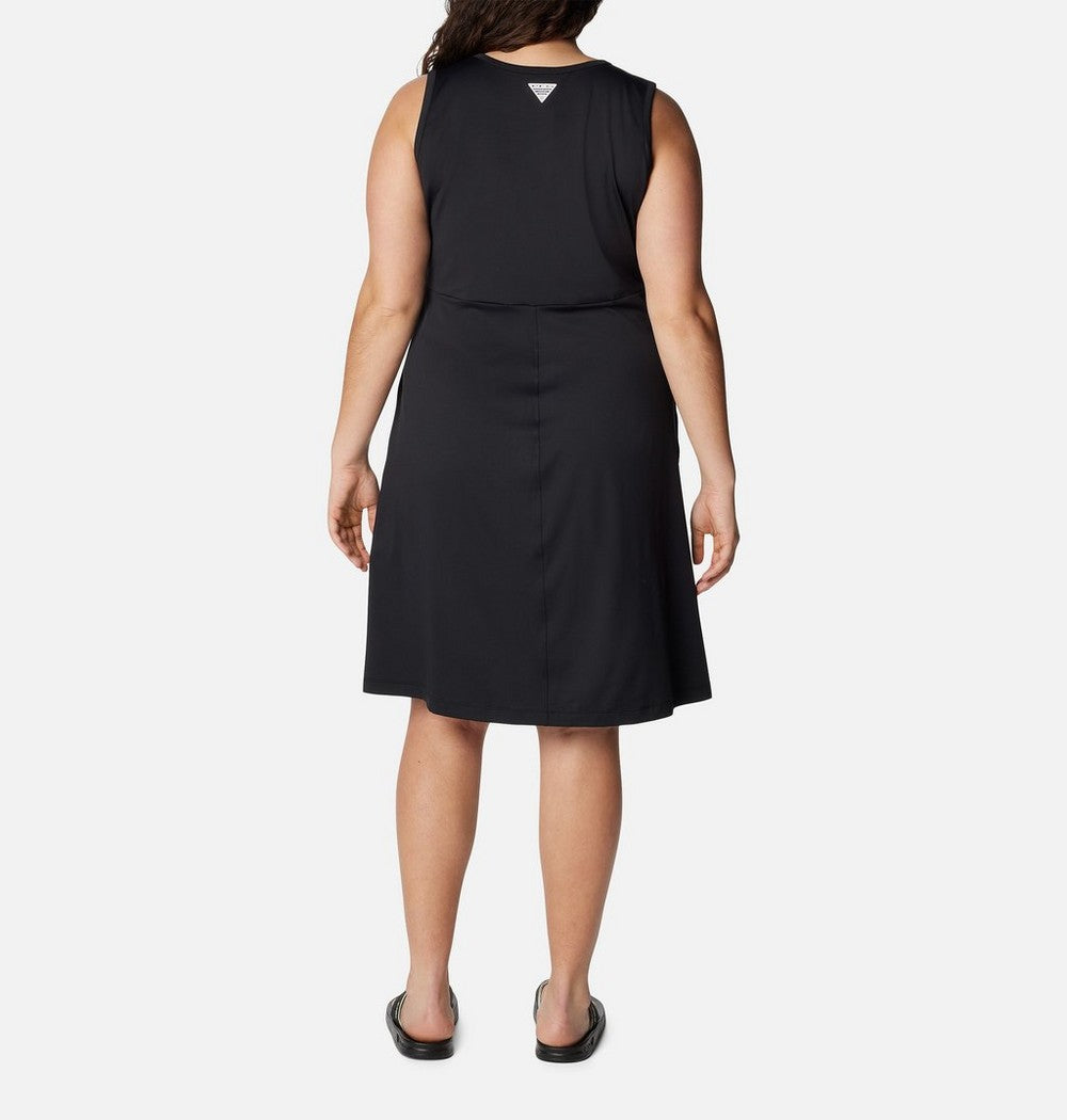 Women's Plus UPF 50 Tank Dress - Blue Print