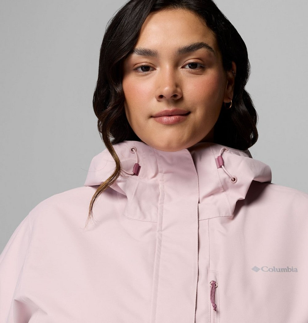 Women's Plus Size Waterproof Rain Jacket - Navy