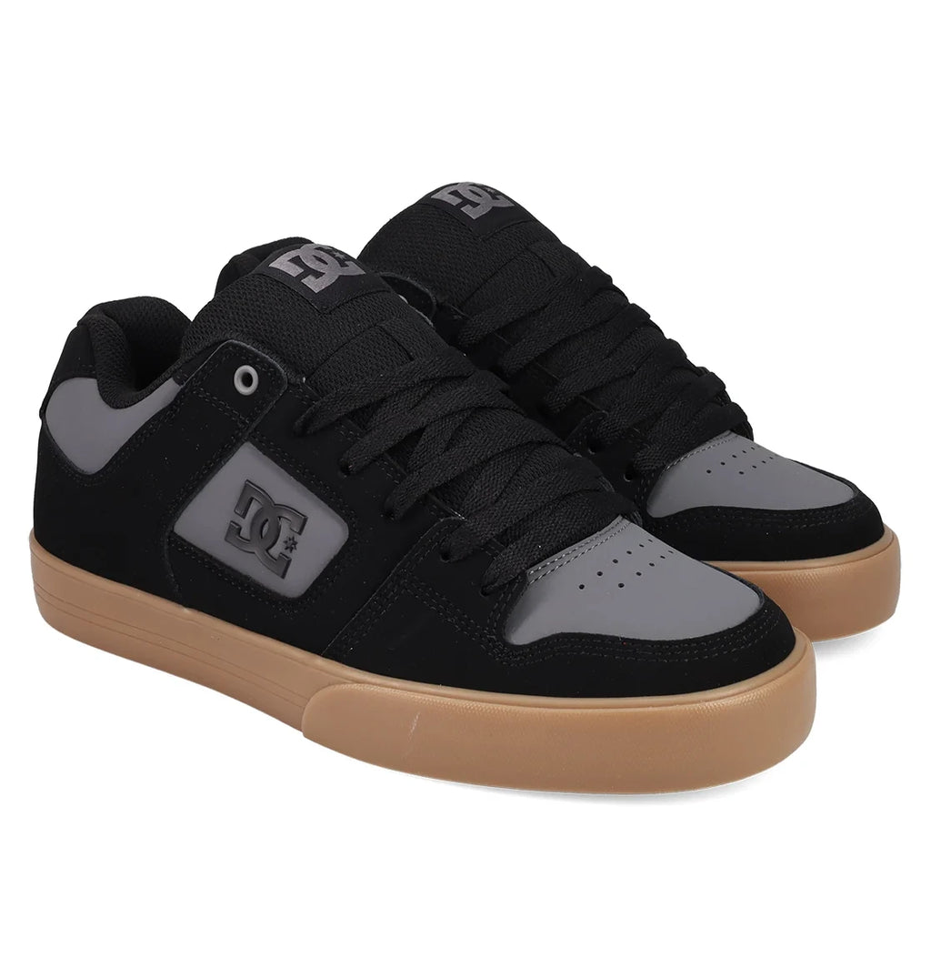 Men's Padded Low-Top Sneakers - Black Grey Gum
