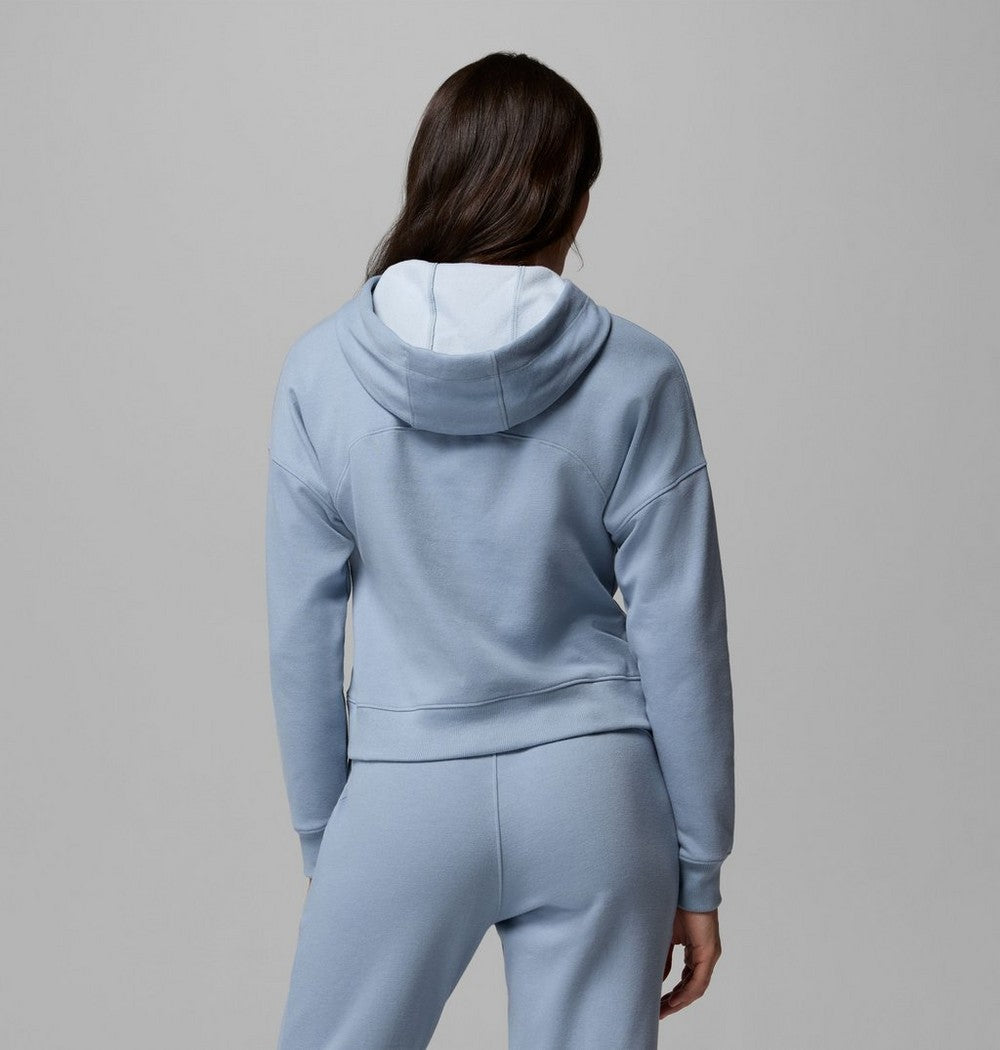 Women's Snap Front Hoodie - Blue