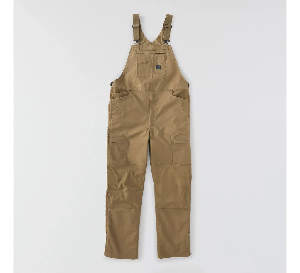 Men's Stretch Canvas Work Bib Overalls - Green