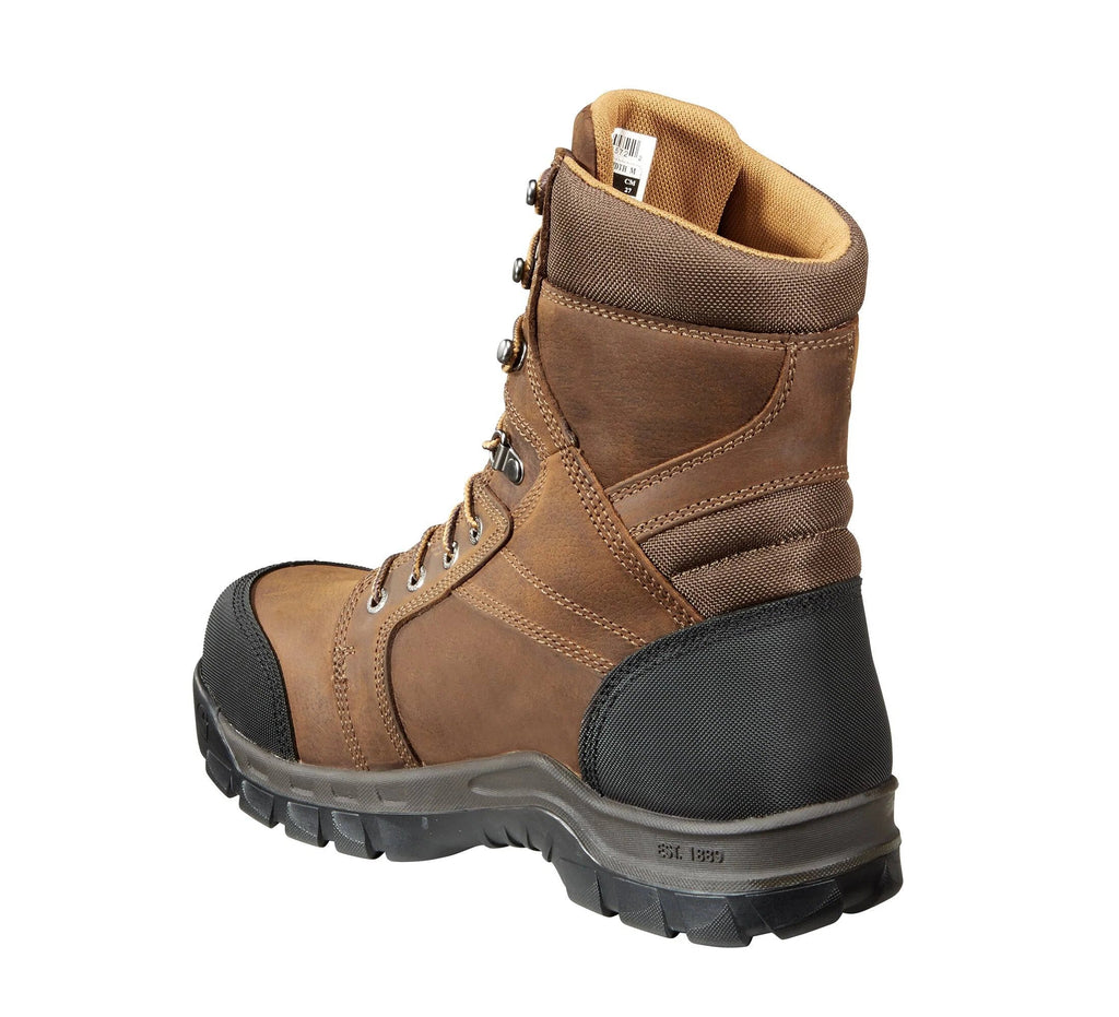 Men's 8-Inch Insulated Composite Toe Work Boot - Brown