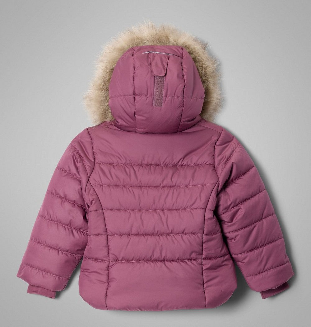 Toddler Girls' Hooded Winter Jacket - Burgundy