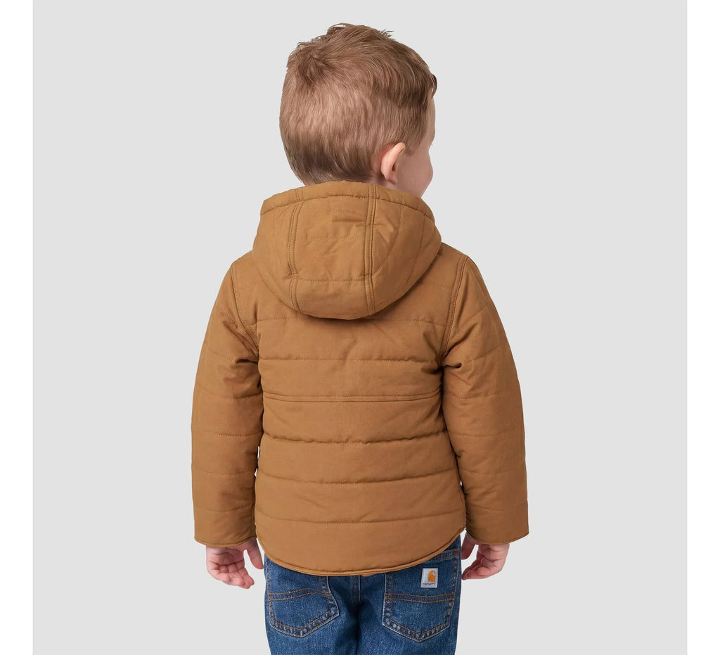 Infant Insulated Hooded Jacket - Rose