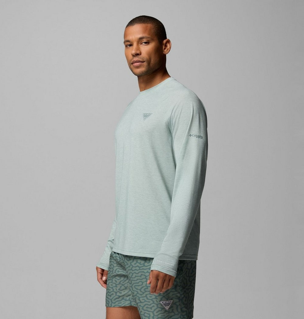 Men's Long-Sleeve Fishing Shirt - Blue