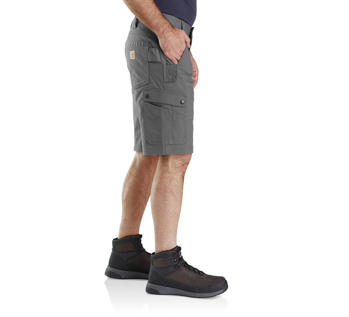 Men's 11-Inch Stretch Ripstop Cargo Shorts - Steel