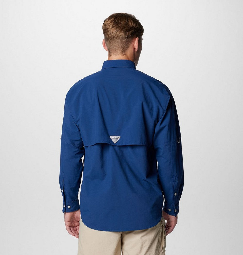 Men's Tall Long-Sleeve Vented Fishing Shirt - Gray