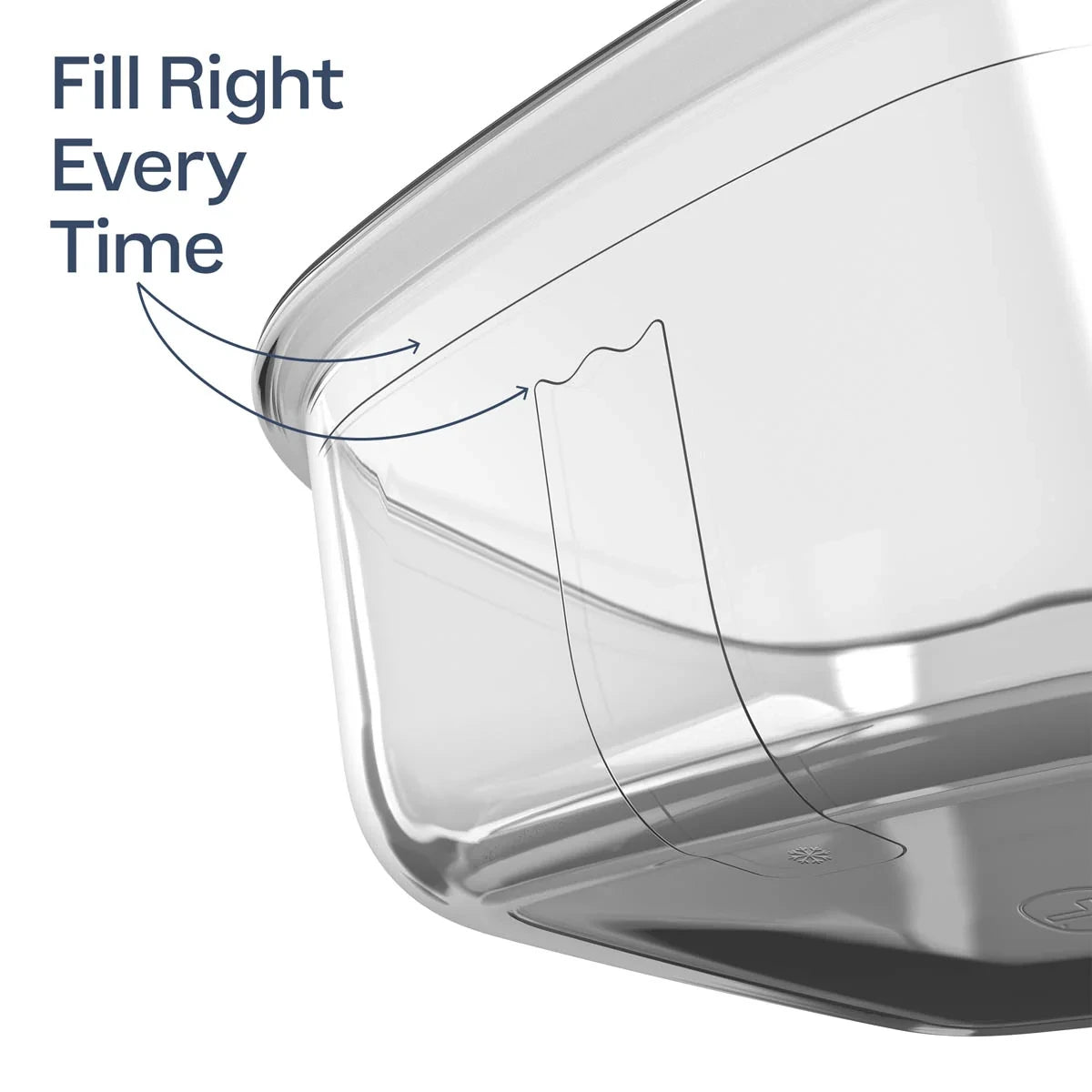 Small Rectangular Glass Food Storage Container