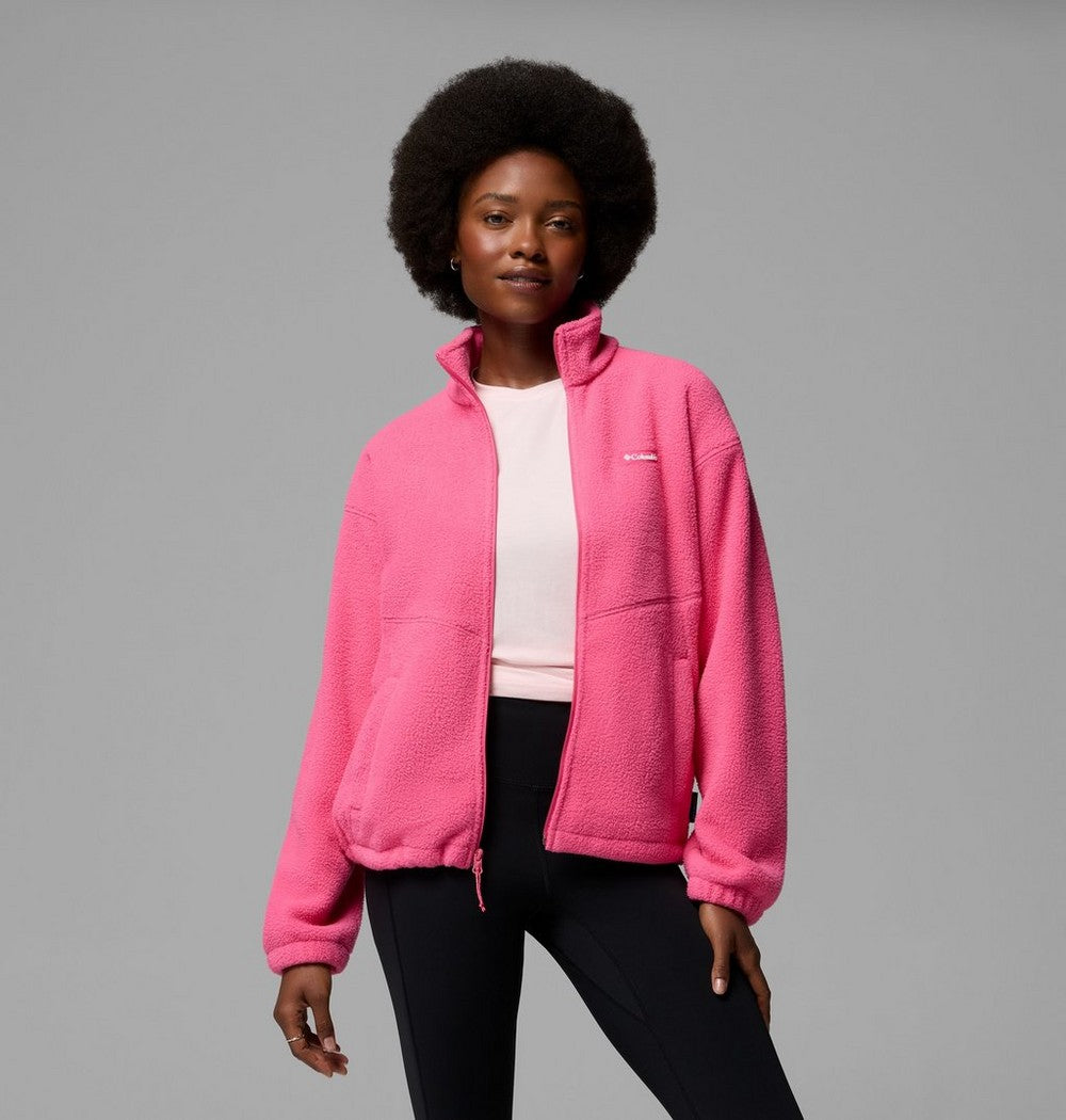 Women's Full-Zip Fleece Jacket - Tobacco