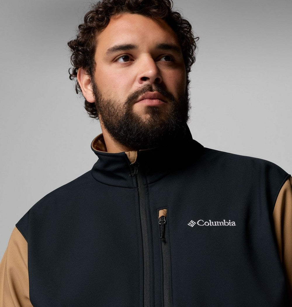 Men's Big Softshell Jacket - Grey