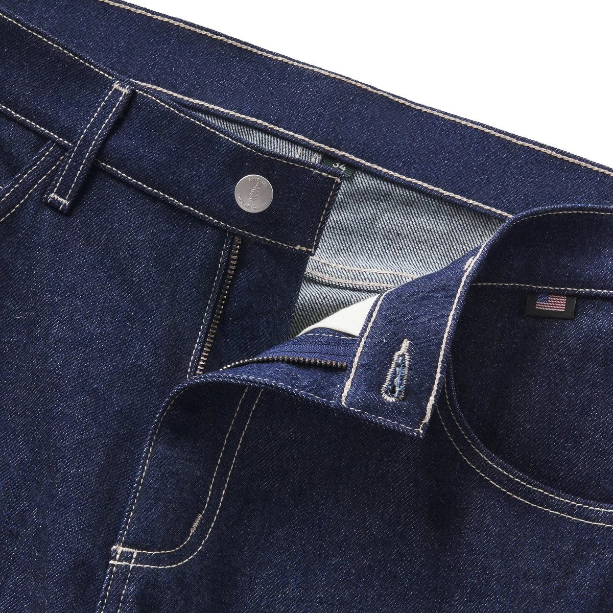 Men's Double-Knee Denim Work Pants - Indigo