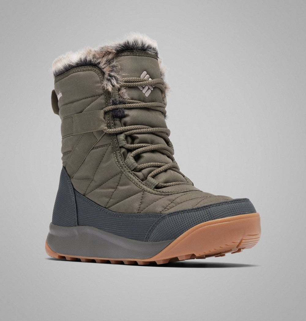Women's Insulated Winter Ankle Boot - Gray Purple