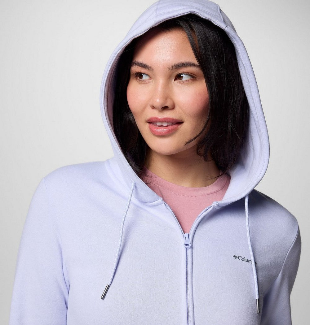 Women's Long Full-Zip Hoodie - Blue