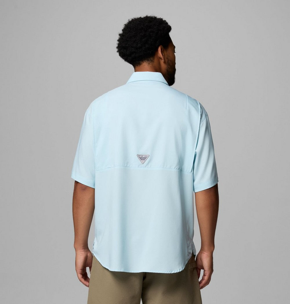 Men's Short-Sleeve Fishing Shirt - Blue