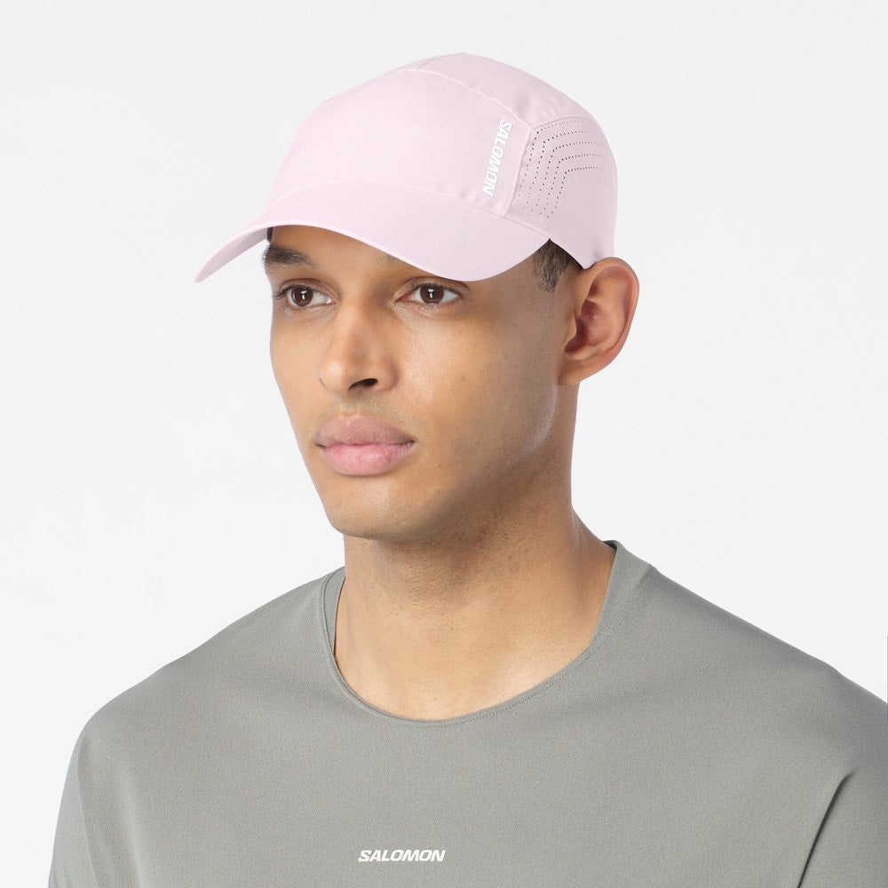 Unisex Ventilated Running Cap - Pink