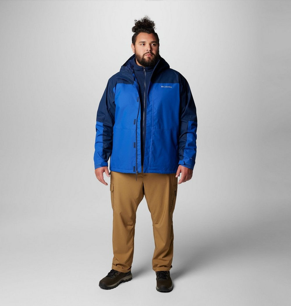 Men's Big 3-In-1 Waterproof Jacket - Green