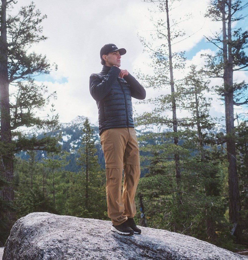 Men's Convertible Hiking Pants - Gray