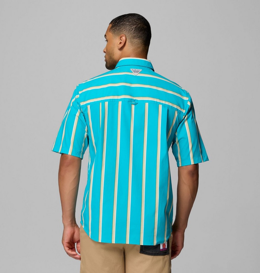Men's Printed Short Sleeve Fishing Shirt