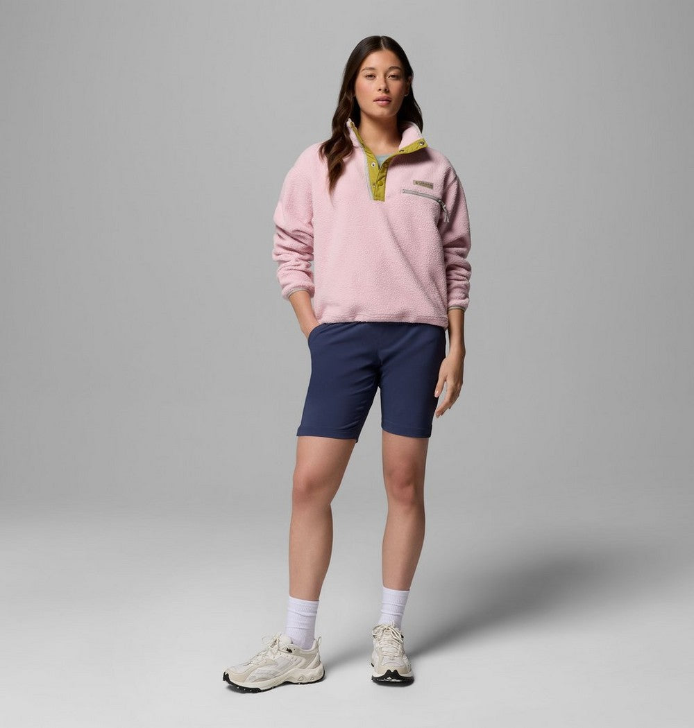 Women's Cropped Half-Snap Fleece Pullover