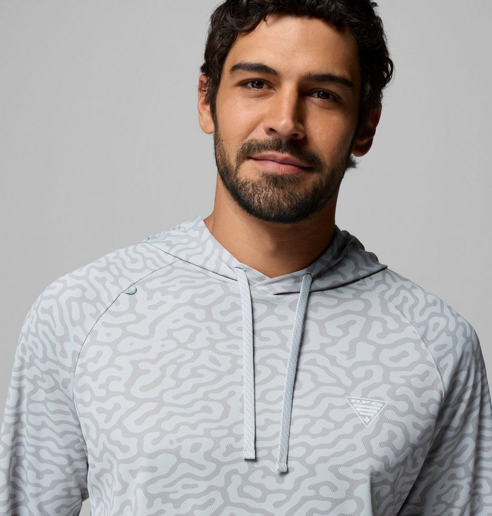 Men's UPF 40 Fishing Hoodie - Gray
