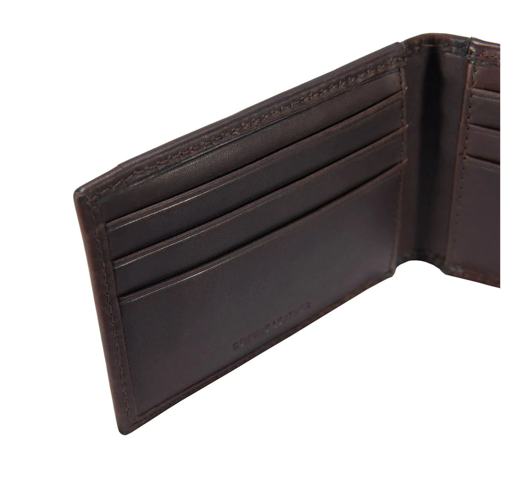 Oil-Finish Leather Front Pocket Wallet